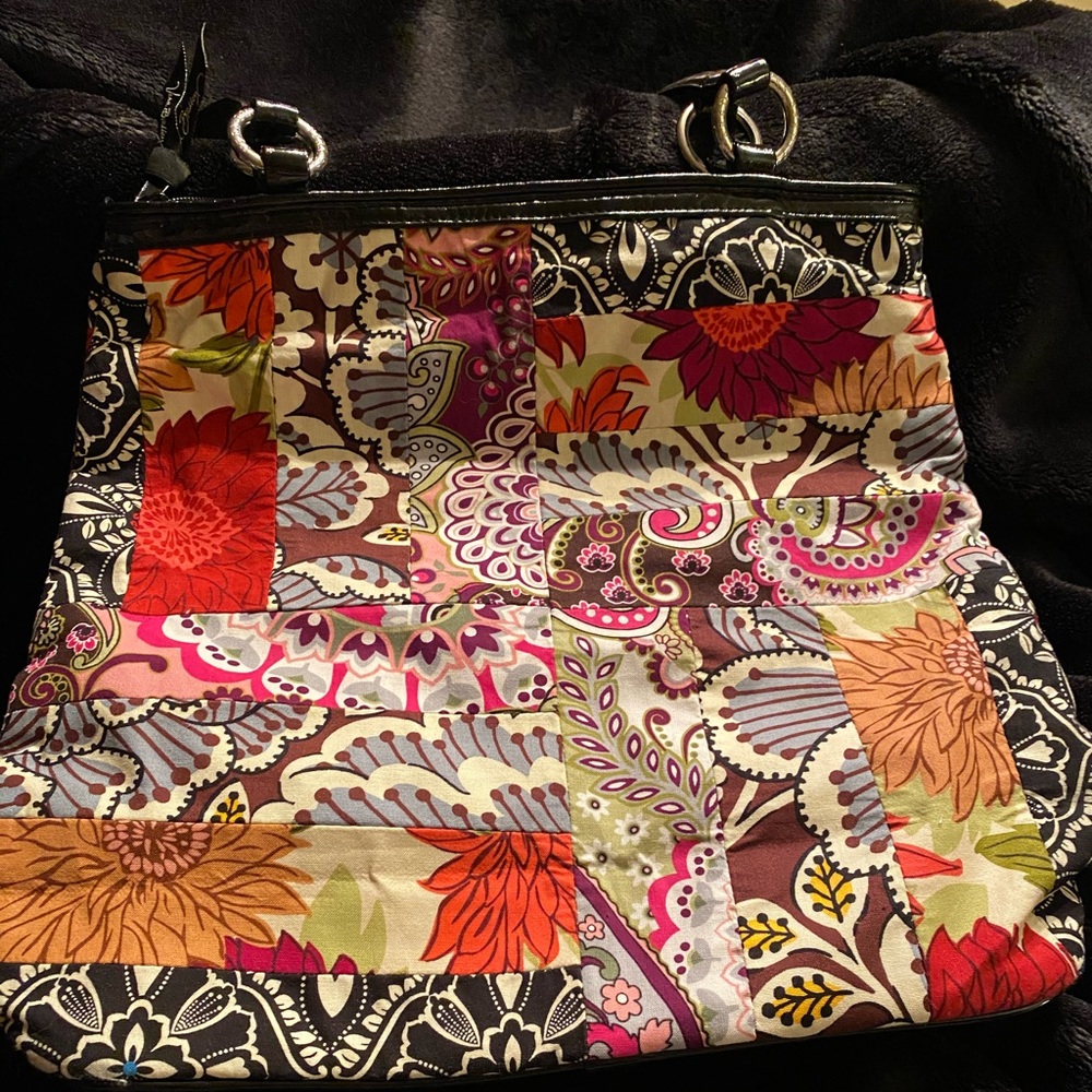 Vera Bradley large quilted tote